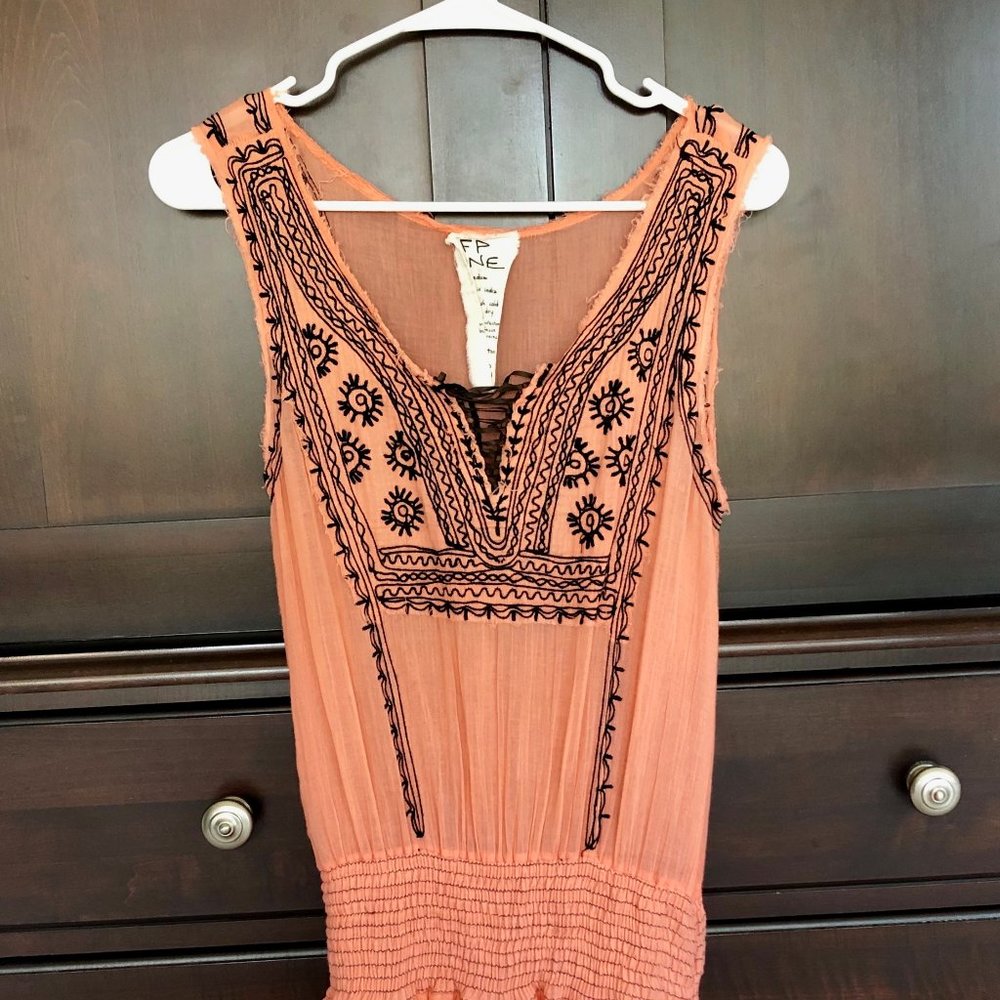 Free People Coral Dress, Medium